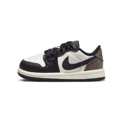 Кроссовки Air 1 Retro Low OG TD Mocha Baby белые черные темно-мокко FQ5435-102