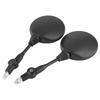 2Pcs Motorcycle Modified Folding Rearview Mirror Round Side Mirrors Replacement for KLX250 KL250