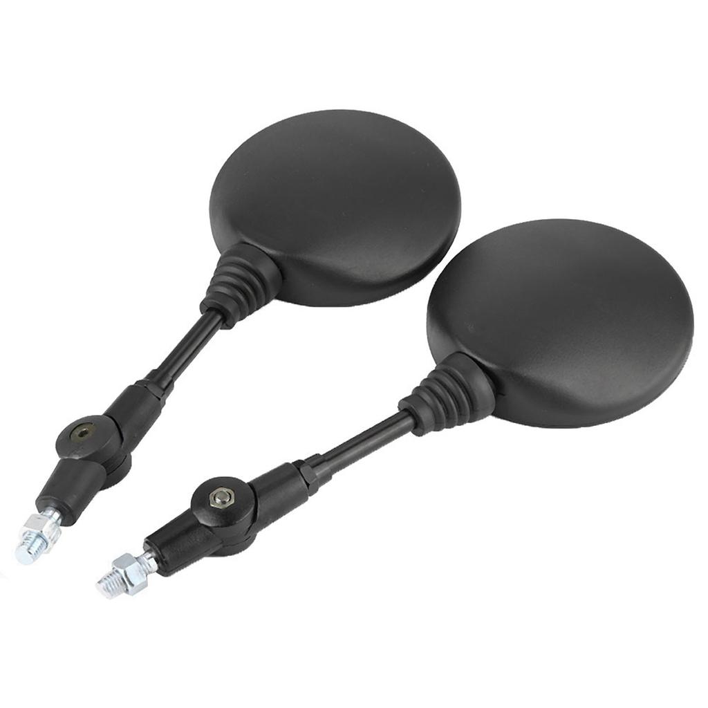 2Pcs Motorcycle Modified Folding Rearview Mirror Round Side Mirrors Replacement for KLX250 KL250