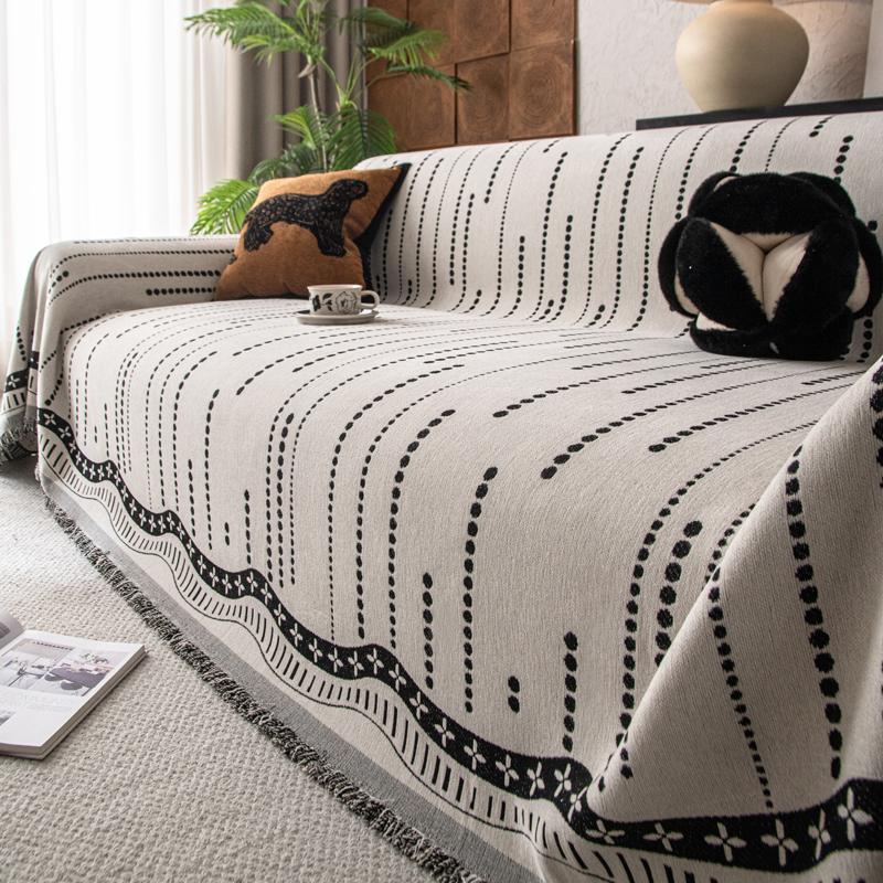 Утолщенные чехлы для диванов Nordic Solid Color Anti-slip Couch Protector Slipcover Chair Blanket for Living Room Decor Accessories