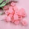 Making 20Pcs Material Creative Square Acrylic Fashion for Bracelets Earrings DIY Jewely Accessories Loose Beads Jelly Color About 13mm