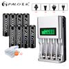 Smart Universal LCD NiCd NiMh AA AAA Battery Charger+8Pcs NI-MH Rechargeable Batteries For Camera/Toy Cars/Flashlight