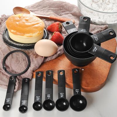 10 шт. со шкалой, мерная ложка, чайная ложка, многофункциональная ложка, мерная чашка для выпечки торта, муки, мерная чашка для еды, домашняя кухня, инструменты для приготовления пищи