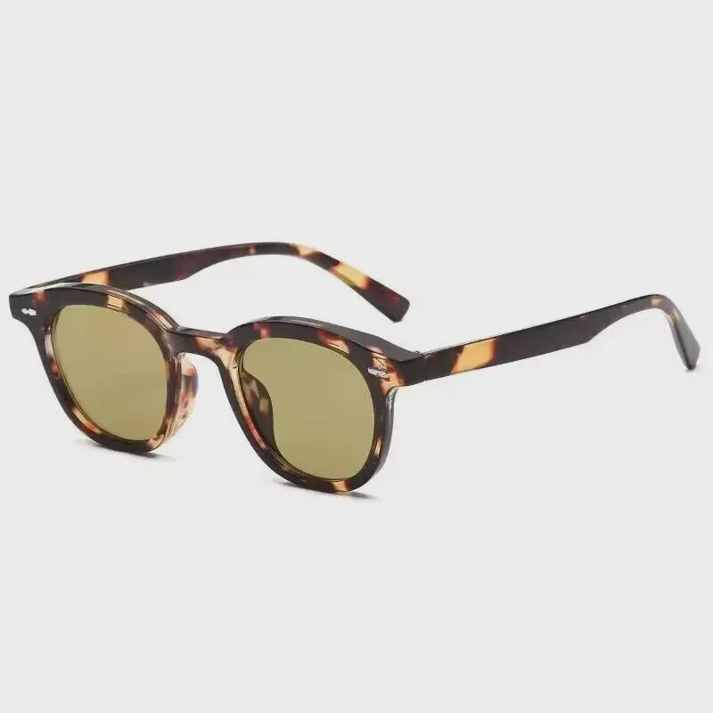 Корейские ретро солнцезащитные очки с черной оправой и защитой от УФ-лучей: Трансграничный тренд 6637