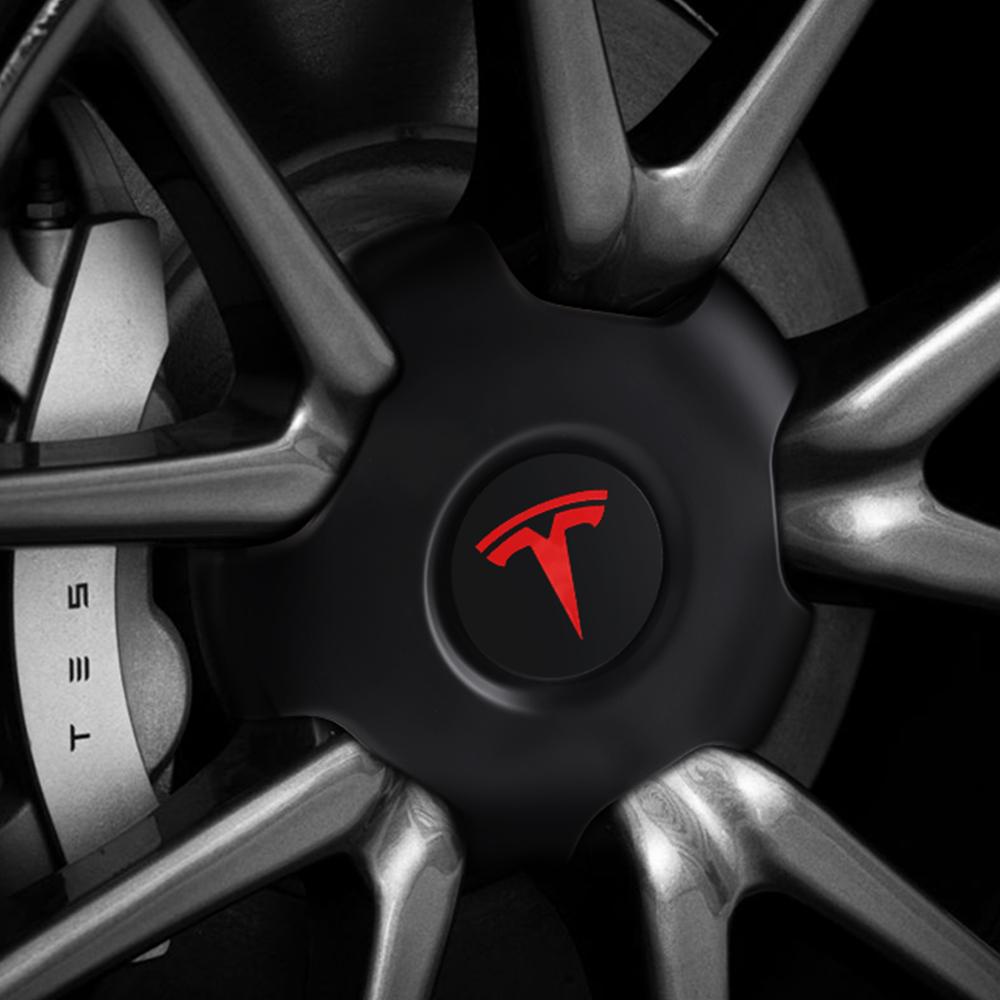 4PCS 18-Inch Hub Cap for Tesla Model 3 Car Wheel Hub Caps Hub Center Cover OEM 1529680-A Auto Accessories