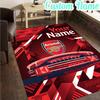 Custom Name Arsenal Football Club Crest  Rug, Office Rug, Chair Rug, Carpet for Living Rooms, Doormat Game Rug Home Decor Christmas Gifts