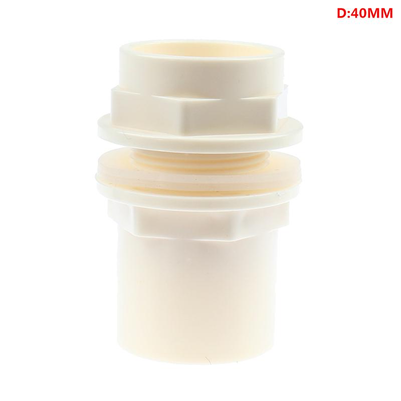 20-50мм ПВХ Соединитель для труб Утолщенный Соединитель для слива аквариума Садовый сливной патрубок