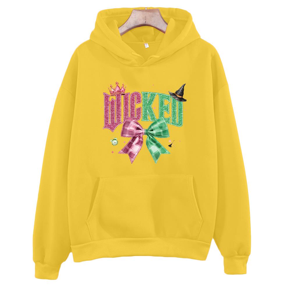 Худи Wicked for Good Худи для фанатов мюзикла Wicked Подарок на День святого Валентина Худи Мода Женская Мужская Эстетичная Осенне-зимняя Толстовка
