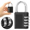 Сверхмощный 4-значный кодовый замок, металлический навесной замок для дорожного багажа