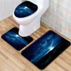 Star Bathroom Floor Mat Toilet Three-Piece Set