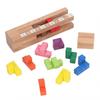 Colored Wooden Stacking Blocks Board Games For Kids Educational Preschool Learning Tower Blocks Toy