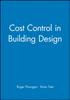 Книга Cost Control In Building Design