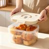 Прозрачный пластиковый контейнер для хлеба Коробка для хранения продуктов с ручкой Кухонный органайзер Герметичный контейнер для холодильника Коробка для тостового хлеба
