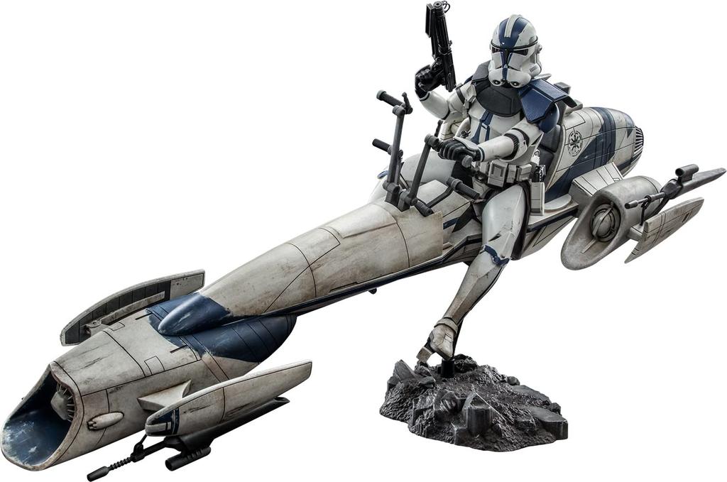 TV Masterpiece Star The Clone Wars Commander Appo BARC Speeder Scale Figure White TMS076 Wars & 1/6