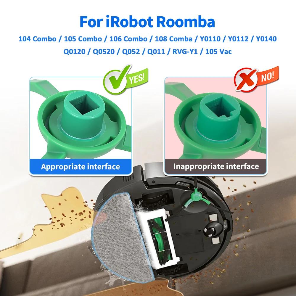 For iRobot Roomba Plus 405 Combo / 505 Combo Robot Vacuum Spare Parts Mop Cloths Filters Dust Bags Main Side Brushes Accessorie