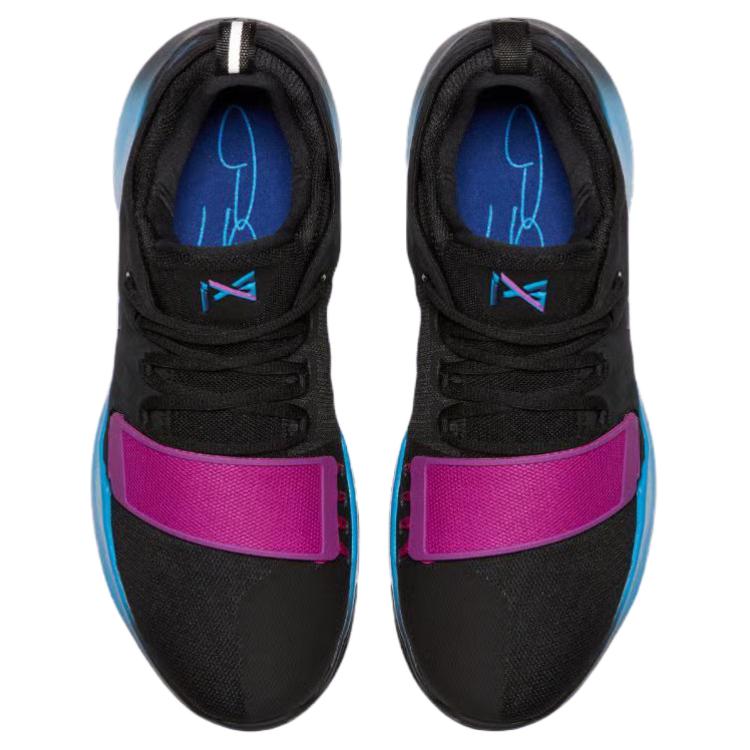 Nike PG 1 Переключи выключатель Мужские кроссовки Черный Глубокий-Королевский-Синий-Фото-Синий-Синий-Ярость-Гипер-Фиолетовый IV2869-002