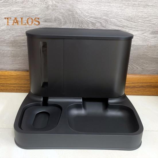 Кормушка для кошек и диспенсер для воды, комплект без электричества, автоматическая кормушка большой емкости для маленьких и средних собак, домашних животных, щенков и котят