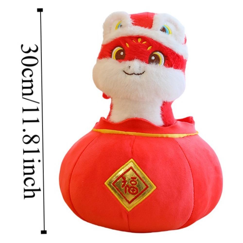 Мягкая игрушка Змея с длинным хвостом Год Змеи Большие глаза Счастливая змея Кукла Плюшевые игрушки Новогодние подарки