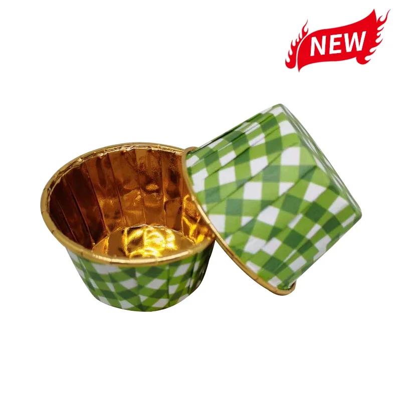 50pcs Large Cupcake Paper Cup Oilproof Cupcake Liner Baking Cup Tray Case Wedding Party Cake Stand Silicone Molds