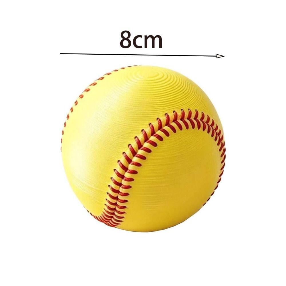 Silicone Softball Lamp Gift 3D Bedside Lamp Sport Theme Softball Night Light Kids Room