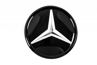 Передняя эмблема под стеклом, черная окантовка a0008881000 для Mercedes E-сlass W213