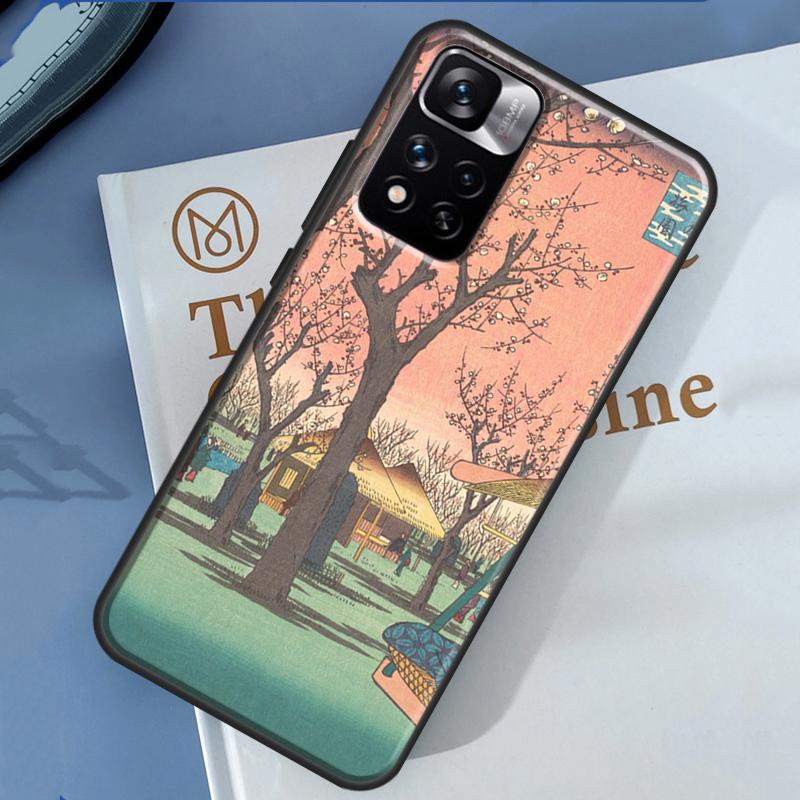 Японский чехол укиё-э для Xiaomi Redmi 13C 10C 12C 14C Redmi Note 14 13 Pro 12 11 9 10 9S 10S 11S 12S