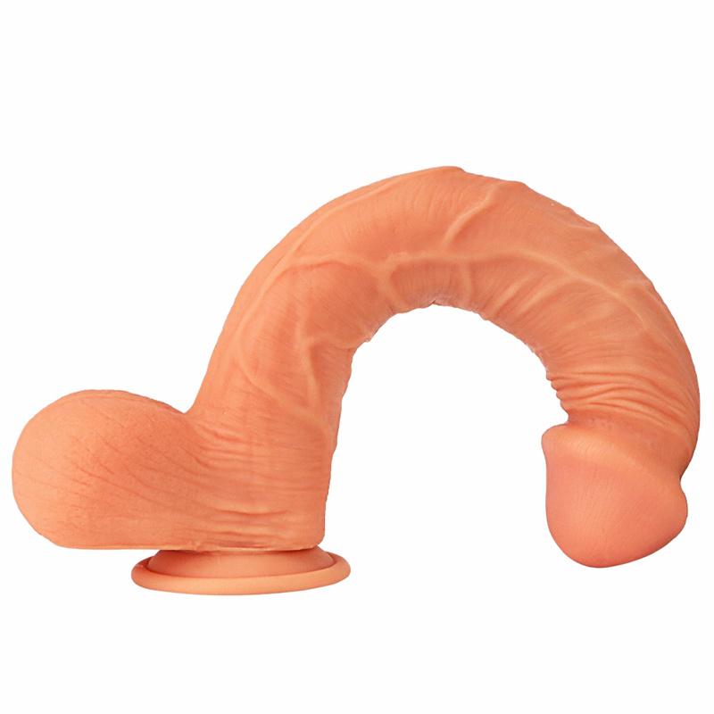 Women's Oversized Dildo Silicone Sucker Manual Double Layer Oversized 35cm Super Soft Adult Products