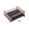 125*90*40mm Plastic Transparent Cover Mount PLC Din Rail Enclosure Plastic Industrial Electrical Din Rail Enclosure Control Box