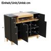 Sideboard, Three Doors, Suitable for Living and Dining Room, Multifunctional Storage Furniture.