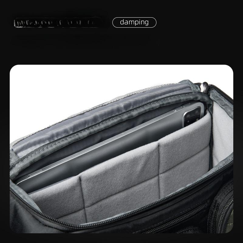 Сумка для зеркальной фотокамеры, сумка через плечо для мужчин, сумка через плечо для фотокамеры, модная брендовая сумка через плечо, повседневная сумка-мессенджер большой вместимости, мужской диагональный рюкзак