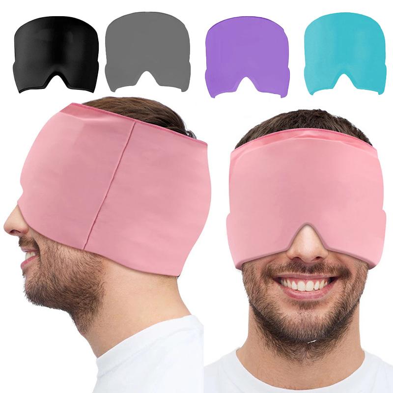 Повязка на голову Тепло Лед Облегчение Мигрени Гелевая Охлаждающая Повязка для Головы Терапия Облегчение Головной Боли