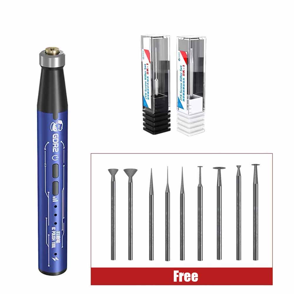 Lanrui U8 Сплавной Скользящий Резьбовой Сверло Набор 2 шт. для Удаления Сорванных Винтов Легкое Выкручивание Поврежденных Винтов Инструменты