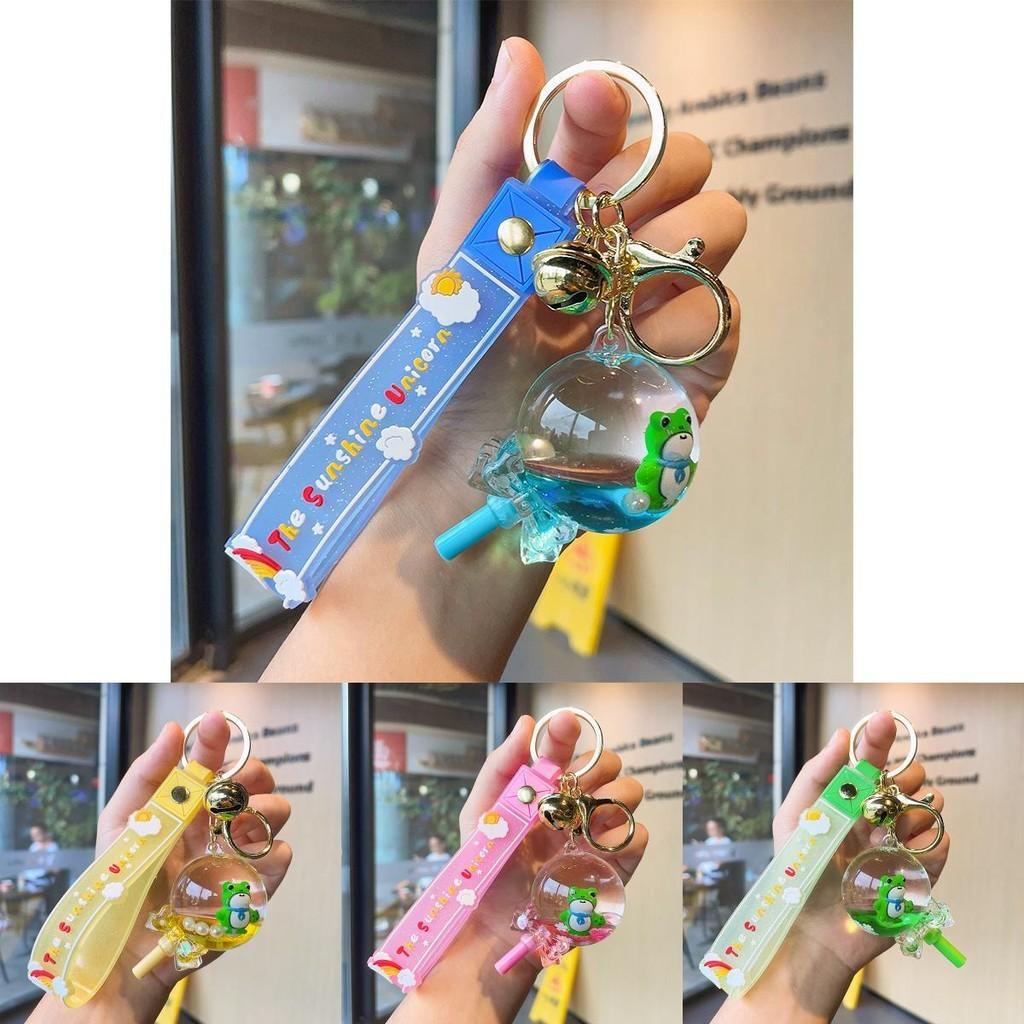 Очаровательные брелоки в виде лягушки-леденца с плавающим песком, идеально подходящие для подарков и украшений