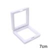 PE Film Colorful Jewelry Storage Box 3D Packaging Case Gemstone Free Stand Floating Frame Membrane