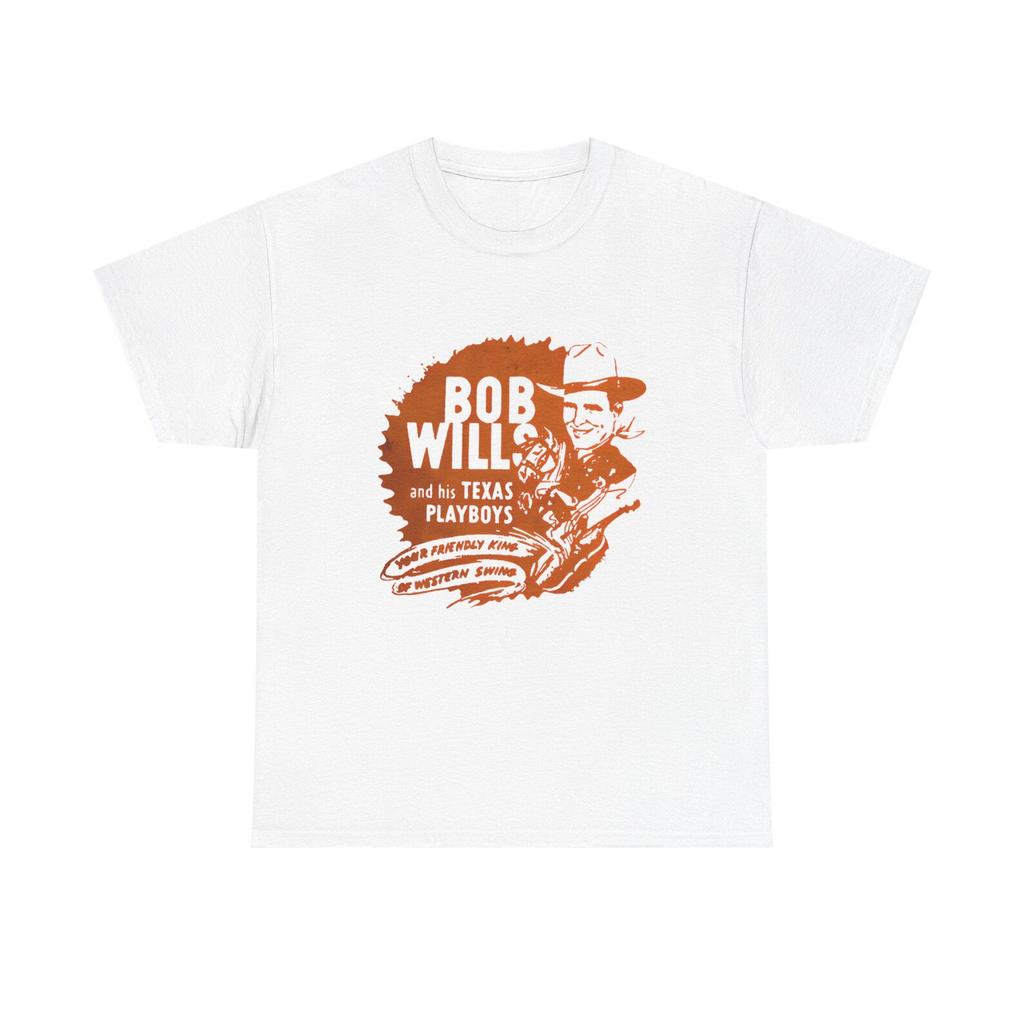 Bob Wills And His Texas Playboys Shirt, Graphic Tee, Unisex Heavy Cotton T-Shirt, Retro Style Gift