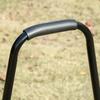 30 L Garden Lawn Roller With Water Sand Filled Drum Heavy Duty Steel Lawn Push Rolling Tool Dark Green