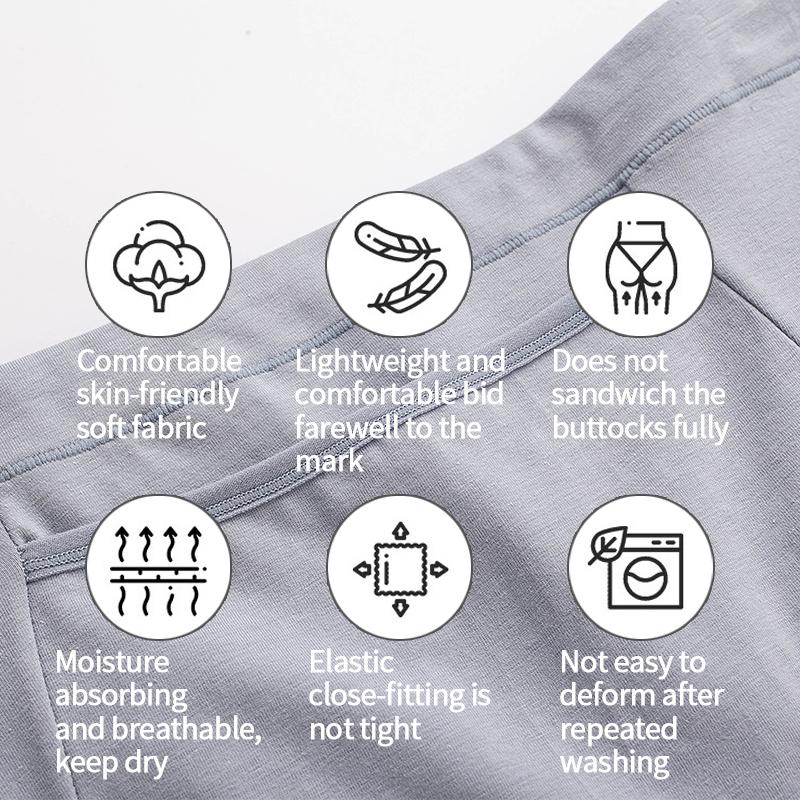 Mid Waist Pocket Physiological Panties Widened Side Leakage Prevention Women Panty Three Layers of Anti-leakage Lady Underwear Briefs