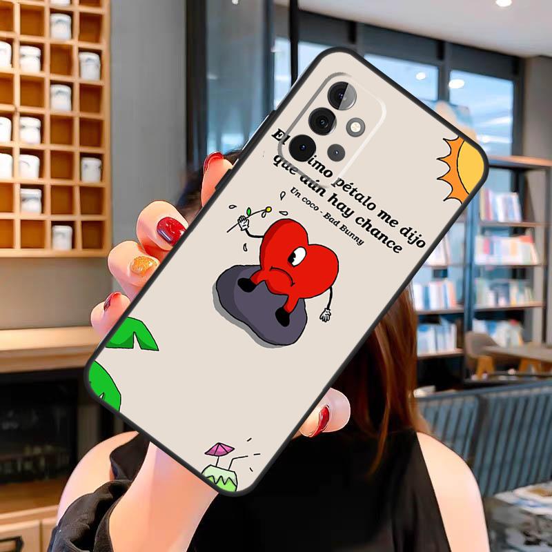 Чехол Bad Bunny для Samsung Galaxy A14 A34 A54 A52S A12 A22 A32 A52 A72 A13 A33 A53 A73 A31 A51 A71