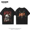 Slayer Band Уличный стиль Хип-хоп Рок Метал Рэп Уличная культура Хлопок 2025 Футболка Свободная Повседневная Футболка Унисекс Летние Топы Футболка