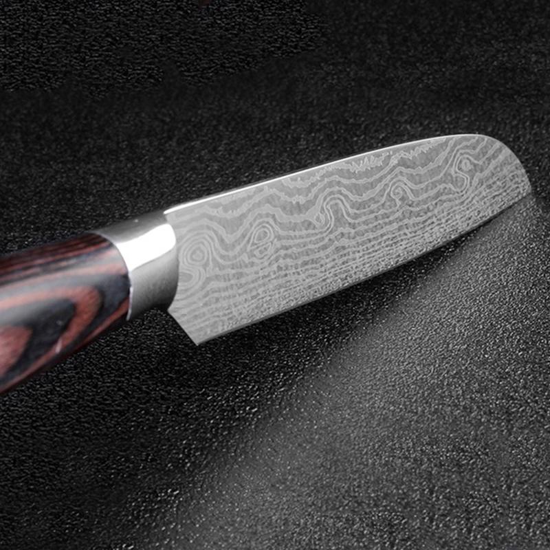 Японский шеф-нож из дамасской стали Нержавеющая сталь Кухонный нож