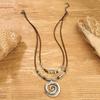 Vortex Totem Retro Bohemian Women's Necklace Pendant