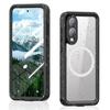 Redpepper - Waterproof Case with MagSafe for Samsung Galaxy S25 Edge - Black