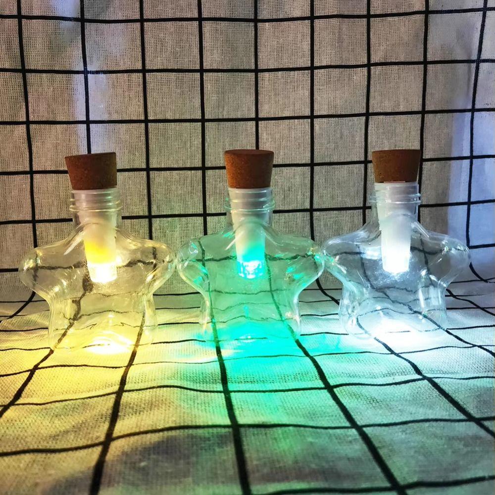 USB Rechargeable LED Bottle Lights Mini Bottle Stopper Lamp Christmas Decor