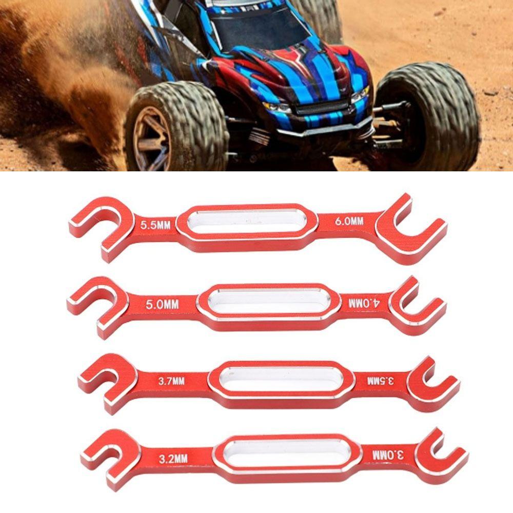 4Pcs/Set Multifunction RC Car Wrenches 3.0-6.0mm RC Maintenance Spanner For RC Crawler