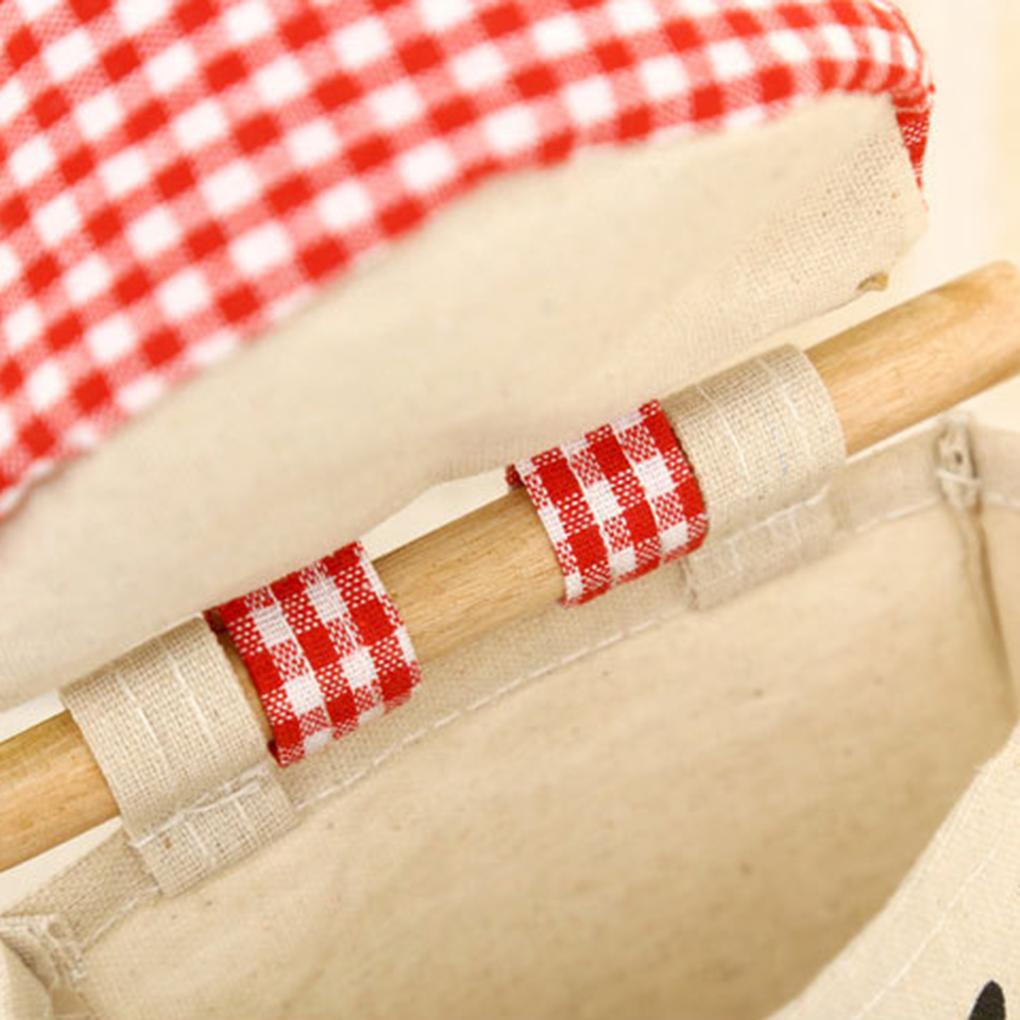 Домашняя подвесная сумка для хранения, милая корзина, контейнер, настенная дверная карманная сумка, украшение