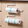 Kitchen Paper Roll Holder Towel Hanger Rack Bar Cabinet Rag Hanging Holder Bathroom Organizer Shelf Toilet Paper Holders