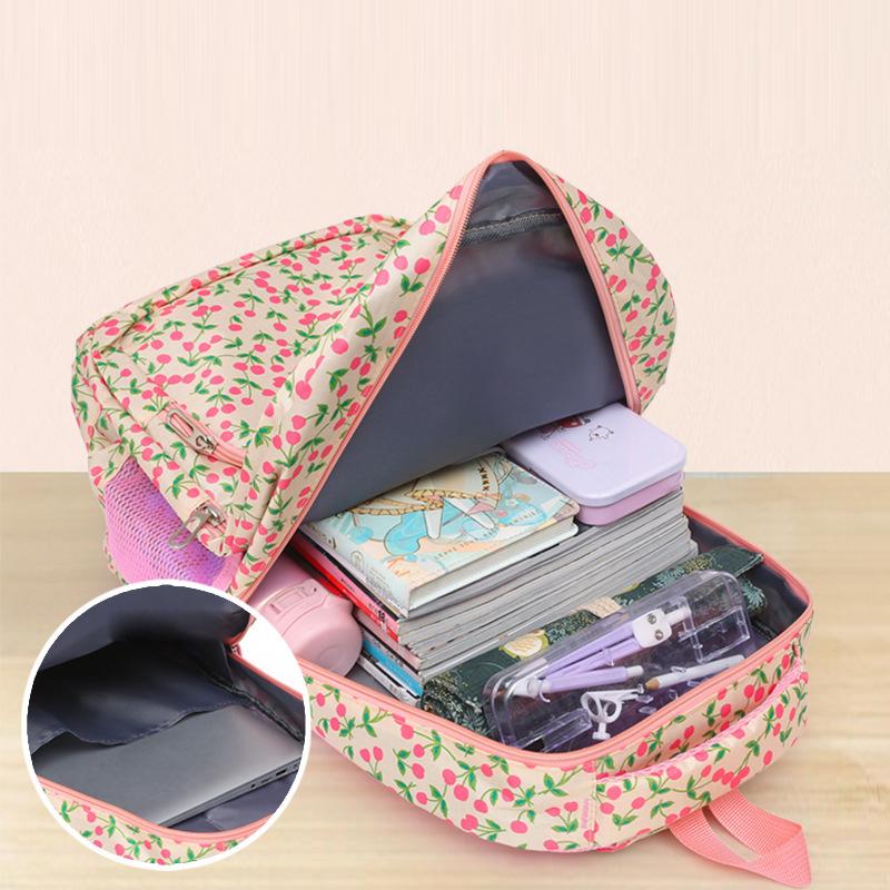 Женский комплект из трех рюкзаков для учеников младших классов, школьный ранец с сумкой через плечо, сумка для ручек