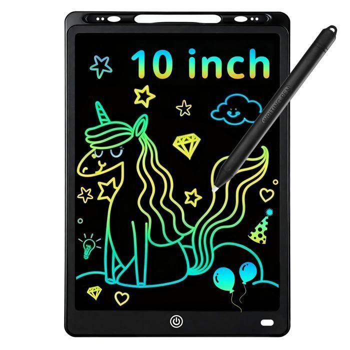 Tablette d'Écriture LCD - QIEDOVIEY - 10 pouces - Écran coloré - Protection des yeux - Verrouillage anti-effacement