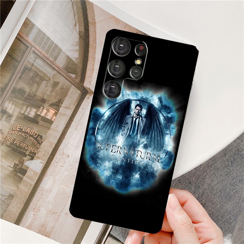 Чехол для телефона Supernatural Кастиэль Ангел для Samsung Galaxy S25 Ultra S9 S10 S20 S22 S21 Plus S23 FE S24 Ultra Полное покрытие