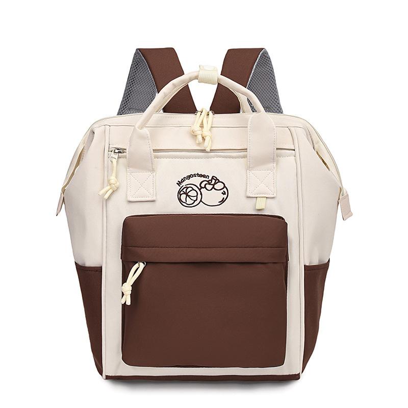 Модный рюкзак большой вместимости, простой портативный школьный рюкзак, многофункциональный брызгозащищенный студенческий рюкзак для покупок